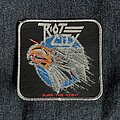 Riot City - Patch - Burn The Night - Riot City Silver Border Patch