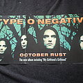 Type O Negative - Other Collectable - Type O Negative October Rust promotional poster