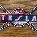 Tesla - Patch - TESLA red white logo PATCH
