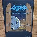 Anthrax - Patch - ANTHRAX in my world back patch brand new never used mint condition