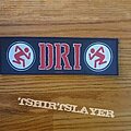 D.R.I - Patch - D.R.I thrash zone strip patch 1990