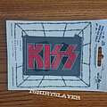 Kiss - Patch - KISS red glitter logo PATCH brand new sealed