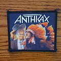 Anthrax - Patch - ANTHRAX among the living joey injun live PATCH