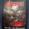 Saxon - Patch - Saxon Hell Fire and Damnation backpatch