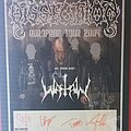 Dissection - Other Collectable - Dissection Tour Poster Signed