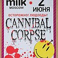 Cannibal Corpse - Other Collectable - Cannibal Corpse "Осторожно! Людоеды!" Live Poster