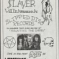 Slayer - Other Collectable - Slayer flyer for NYC instore 1984