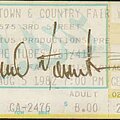 Y&amp;T - Other Collectable - Signed Y&T ticket