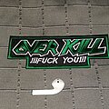 Overkill - Patch - OVERKILL - !!!FUCK YOU!!! patch