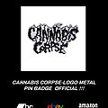 Cannabis Corpse - Pin / Badge - Cannabis Corpse Logo Metal Pin Badge