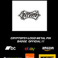 Cryptopsy - Pin / Badge - Cryptopsy Logo Metal Pin Badge