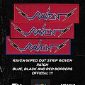 Raven - Patch - Raven Wiped Out Stripe Woven Patch