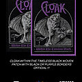 Cloak - Patch - Cloak Within the Timeless Black Woven Patch