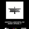 Nightfall - Pin / Badge - Nightfall Logo Metal Pin Badge