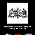 Necrowretch - Pin / Badge - Necrowretch Logo Metal Pin Badge