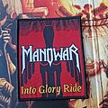 Manowar - Patch - Manowar - Into glory ride black border patch