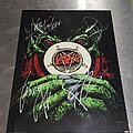Slayer - Other Collectable - SLAYER VIP Signed Poster 2016