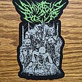 Short Bus Pile Up - Patch - Short Bus Pile Up- A Tapestry of Carved Abominations laser cut woven patch