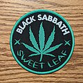 Black Sabbath - Patch - Black Sabbath Sweet Leaf woven patch