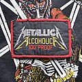 Metallica - Patch - Metallica Alcoholica - Red Border
