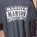 Marilyn Manson - TShirt or Longsleeve - Marilyn Manson - Parental Advisory symbol 1998 (L)