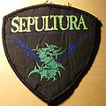 Sepultura - Patch - Sepultura - Barbed Wire S Crest Patch