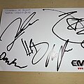 Children Of Bodom - Other Collectable - Children of Bodom - Full band Autographs