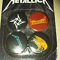 Metallica - Pin / Badge - 4 Metallica pin pack, unopened