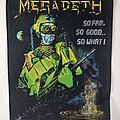 Megadeth - Patch - MEGADETH So Far... original backpatch