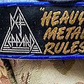 Def Leppard - Patch - Def Leppard heavy metal rules patch