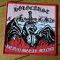 Holocaust - Patch - Holocaust official heavy metal mania woven patch