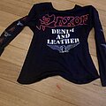 Saxon - TShirt or Longsleeve - Saxon denim and leather 3 sided long sleeve