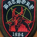 Bathory - Patch -  Bathory 1984 - Embroidered Shield Patch