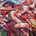 Wonder woman all over print 90's