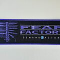 Fear Factory - Patch - Fear Factory - Demanufacture Official Strip Patch (PTPP)