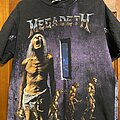 1992 Megadeth Countdown to Extinction All Over Print