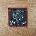 Judas Priest - Patch - Judas Priest - Defenders Of The Faith - Red Border Woven VTG 1984 Patch
