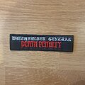 Witchfinder General - Patch - Witchfinder General - Death Penalty - Logo Embroidered Patch