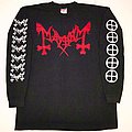 Mayhem - TShirt or Longsleeve - Mayhem 1996 Red Logo / Pure Norwegian Black Metal Longsleeve Shirt