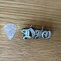 Dio - Pin / Badge - Dio - Band Logo -  Silver/Chrome Colour - Pin (A88)