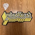 Judas Priest - Patch - Judas Priest - Band Logo - Embroidered  - Black Border (A28)