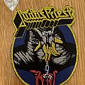 Judas Priest - Patch - Judas Priest - Defenders Of The Faith Tour - Gold Border (A2)