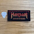 Manowar - Patch - Manowar - Blood Of My Enemies - Mini-Strip Gold - Black Border (A511)