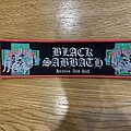 Black Sabbath - Patch - Black Sabbath - Heaven & Hell Strip - Light Red Border (B117)