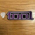 Tool - Patch - Tool - Purple White Logo - Embroidered - Black Border (A101)