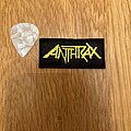 Anthrax - Patch - Anthrax - MINI Band Logo - Embroidered - Black Border (A47)