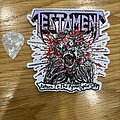 Testament - Patch - Testament - Return To The Apocalyptic City Laser-Cut - White Border (B89)