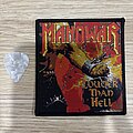 Manowar - Patch - Manowar - Louder Than Hell - Black Border (A468)