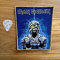 Iron Maiden - Patch - Iron Maiden - Powerslave - Gold Glitter Border (A87)