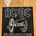 AC/DC - Patch - AC/DC - For Those About To Rock - Black Border (A20)